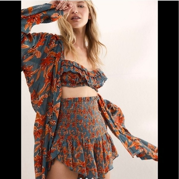 🍒NWT🍒 FREE PEOPLE 3 PIECE TROPICAL SET - Picture 5 of 8